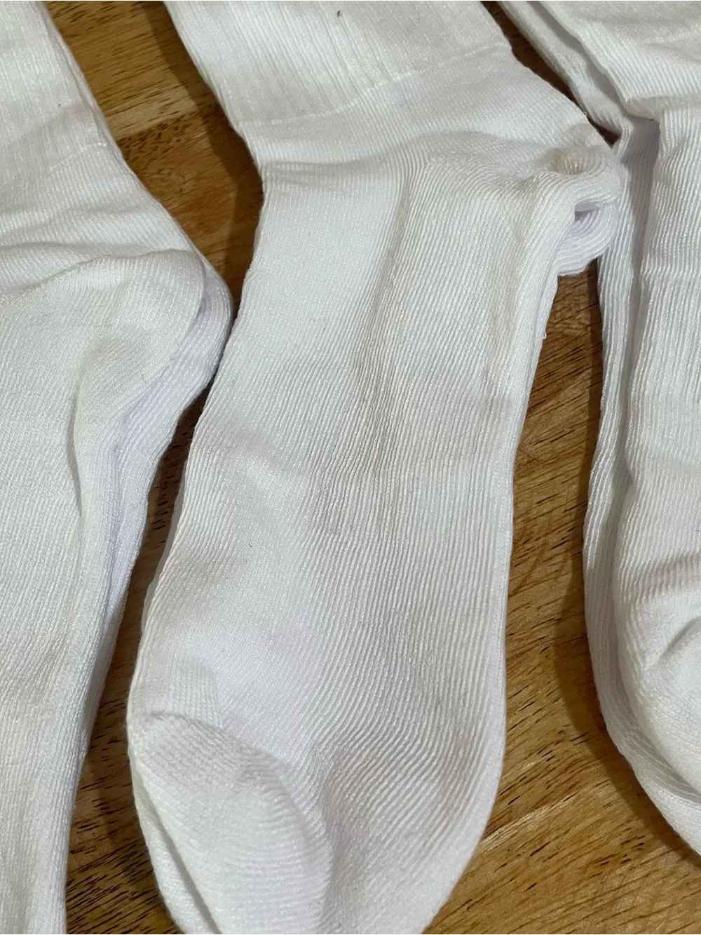 adidas White Crew Athletic Socks with Black Logo - 6 Pack
